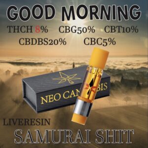 GOOD MORNINNG THCH8%×CBG 1ml SAMURAI KUSH