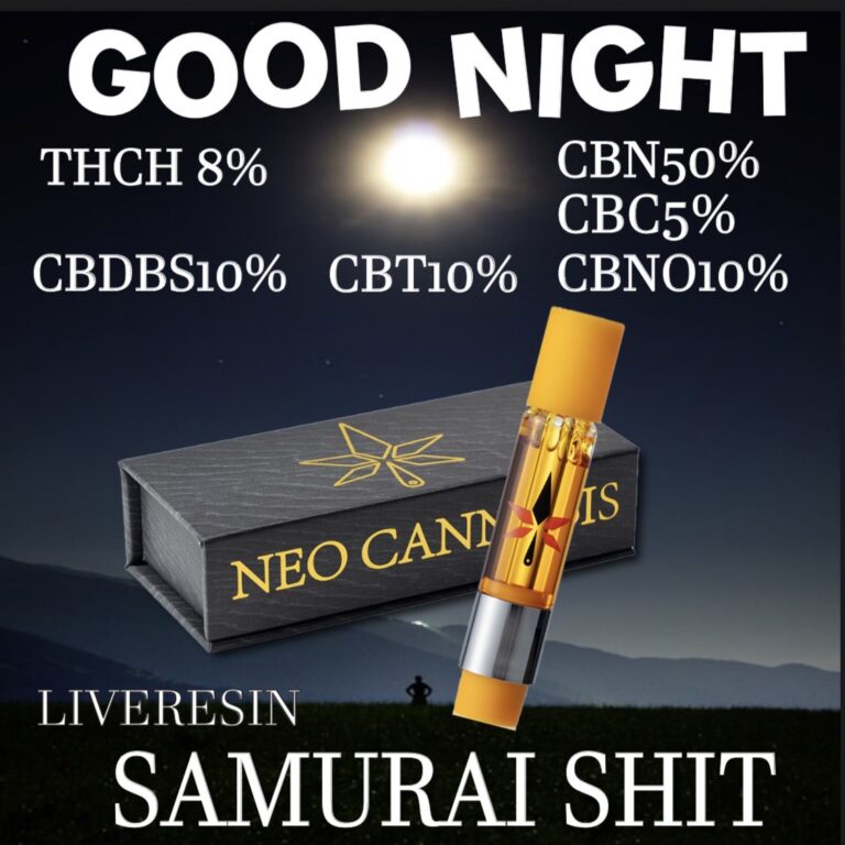 GOOD NIGHT THCH8%×CBN50％　1ml　SAMURAI KUSH