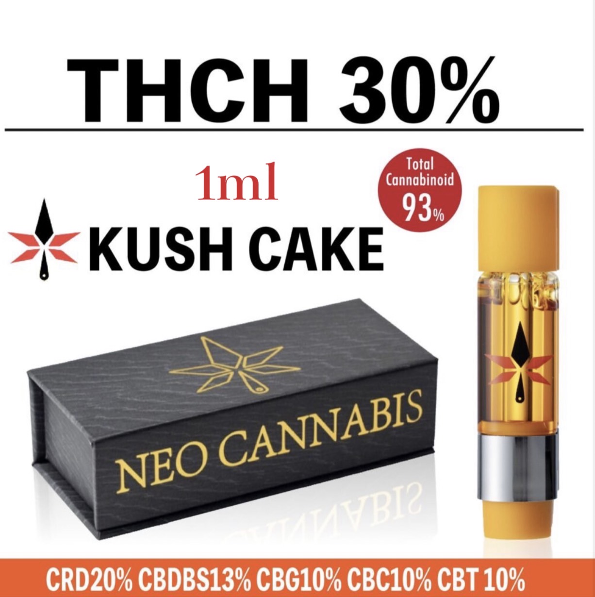 THCH30%×CRD LIVELINE KUSH CAKE　1ml